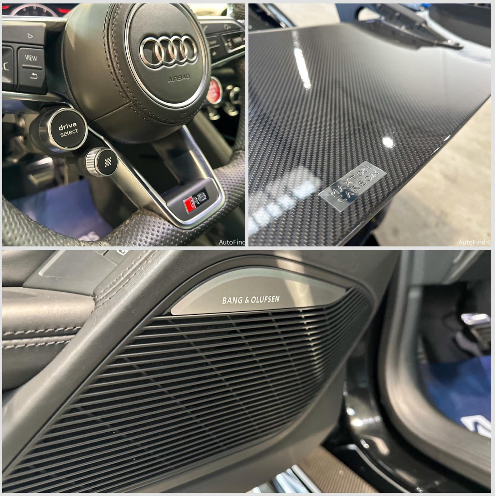 Sort Audi R8 fra 2020