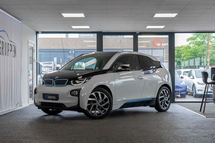 Hvid BMW i3 fra 2016