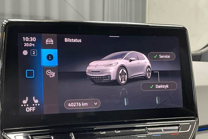 Grå VW ID.3 fra 2021