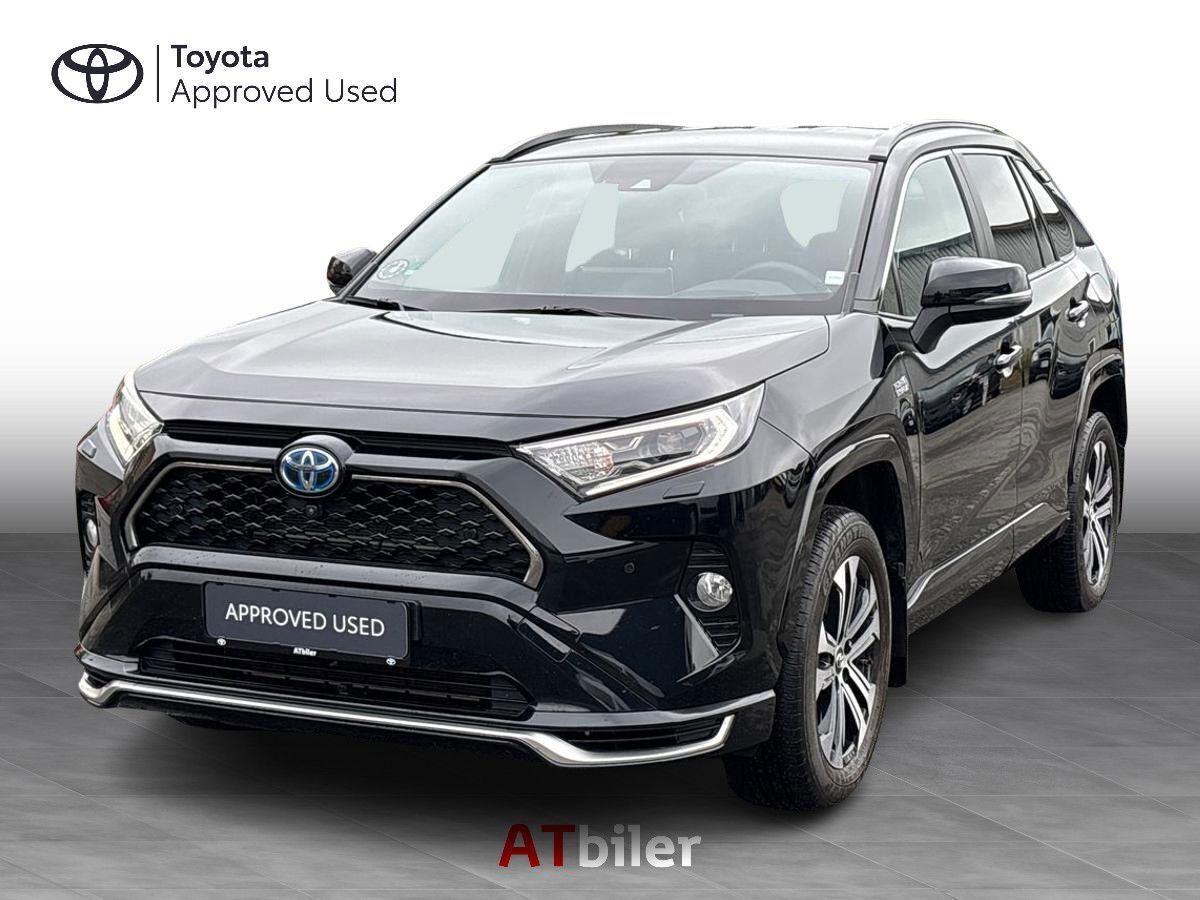 Sort Toyota RAV4 Plug-in fra 2021 set udefra