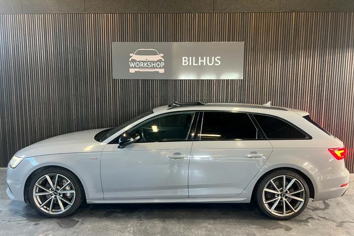 Grå Audi A4 fra 2017