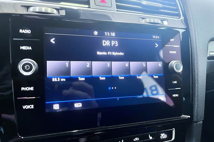 Hvid VW Golf fra 2020