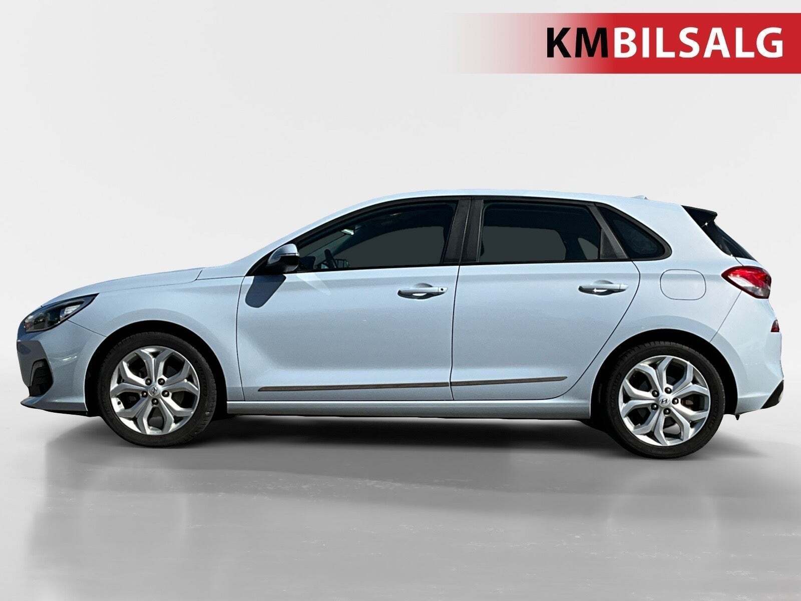 Blå Hyundai i30 fra 2019
