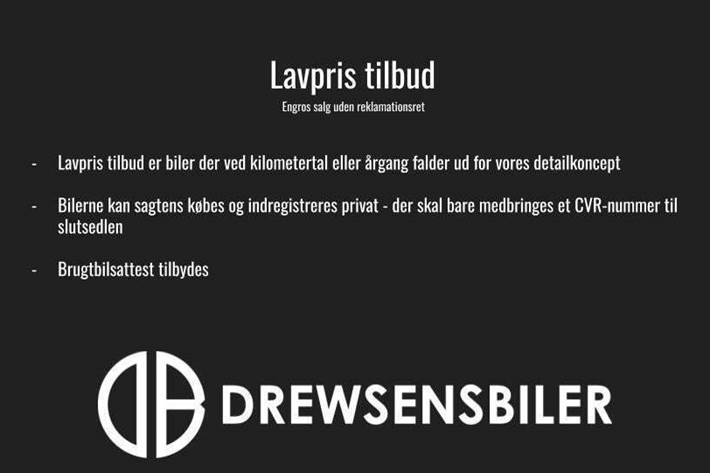 Sort Audi A3 fra 2012