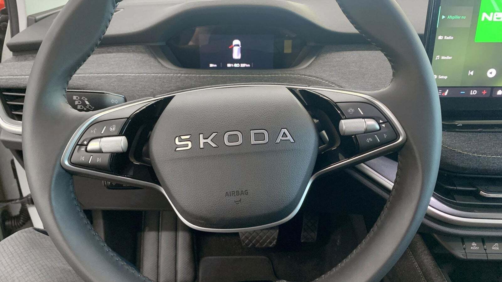 Grøn Skoda Elroq fra 2025