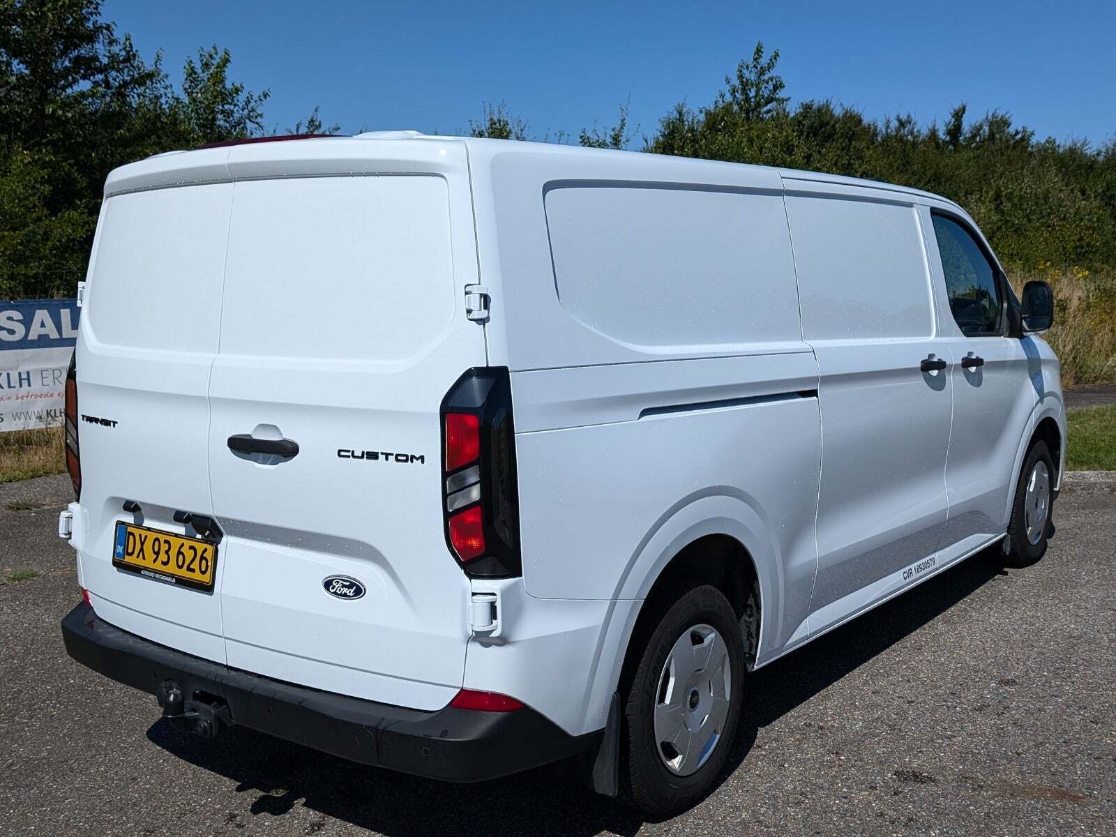 Hvid Ford Transit Custom 300 L2 fra 2023