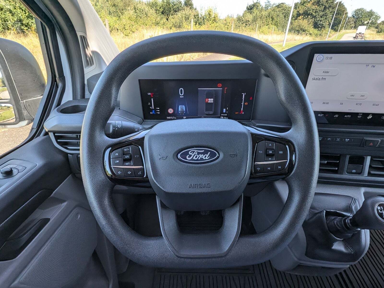 Hvid Ford Transit Custom 300 L2 fra 2023