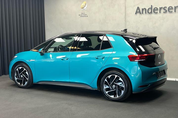 Blå VW ID.3 fra 2022