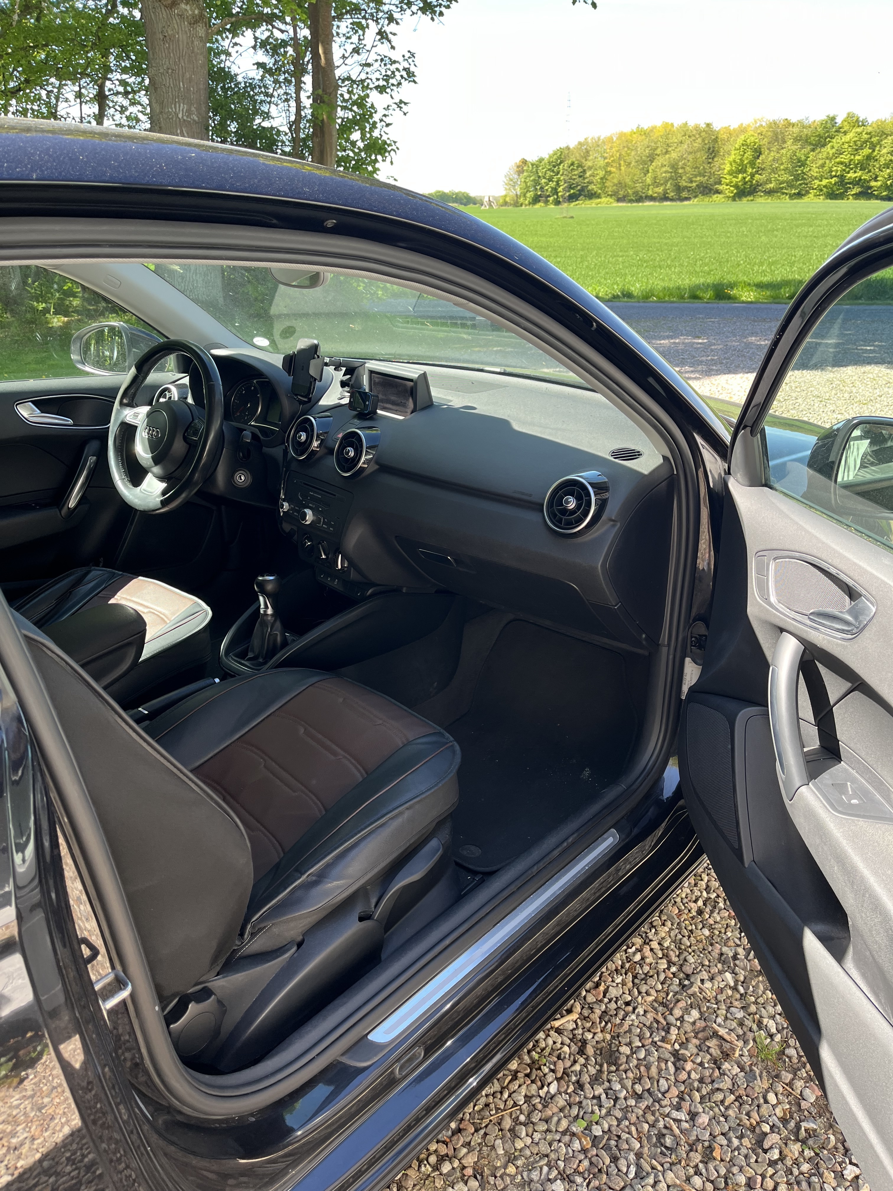 Sort Audi A1 fra 2012