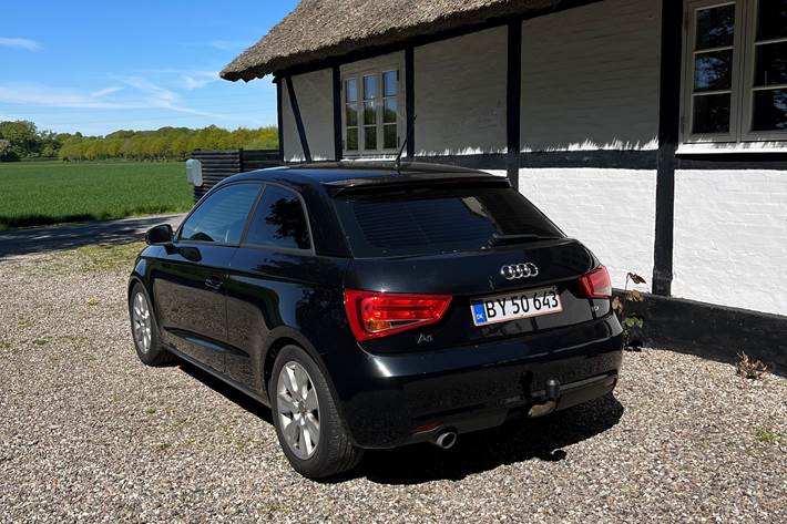 Sort Audi A1 fra 2012