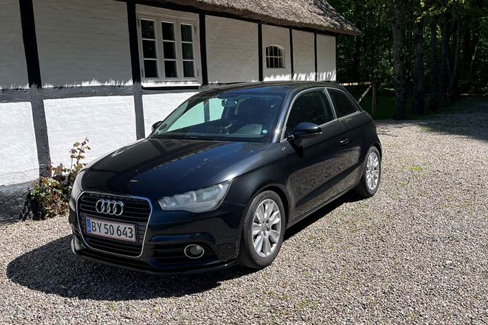 Sort Audi A1 fra 2012