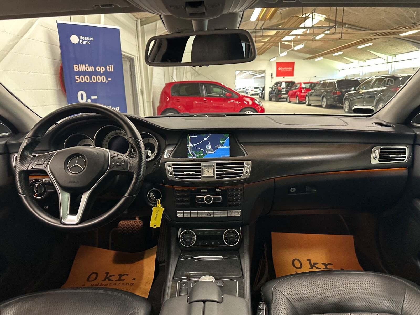 Sort Mercedes CLS350 fra 2014