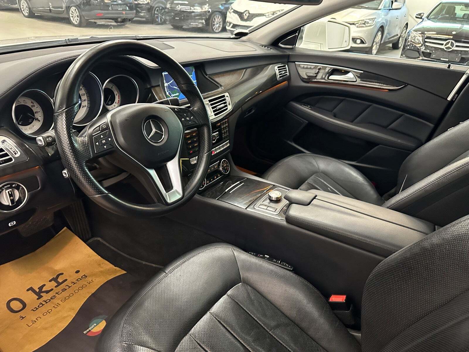 Sort Mercedes CLS350 fra 2014