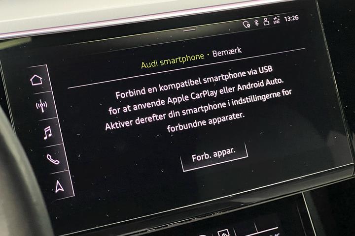 Sort Audi e-tron fra 2019
