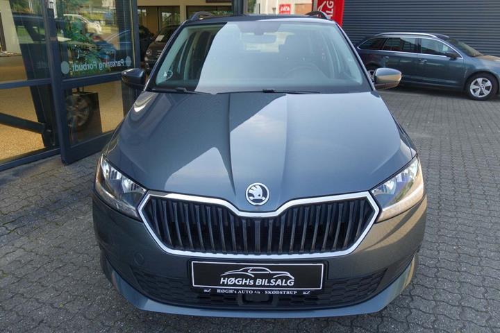 Grå Skoda Fabia fra 2019