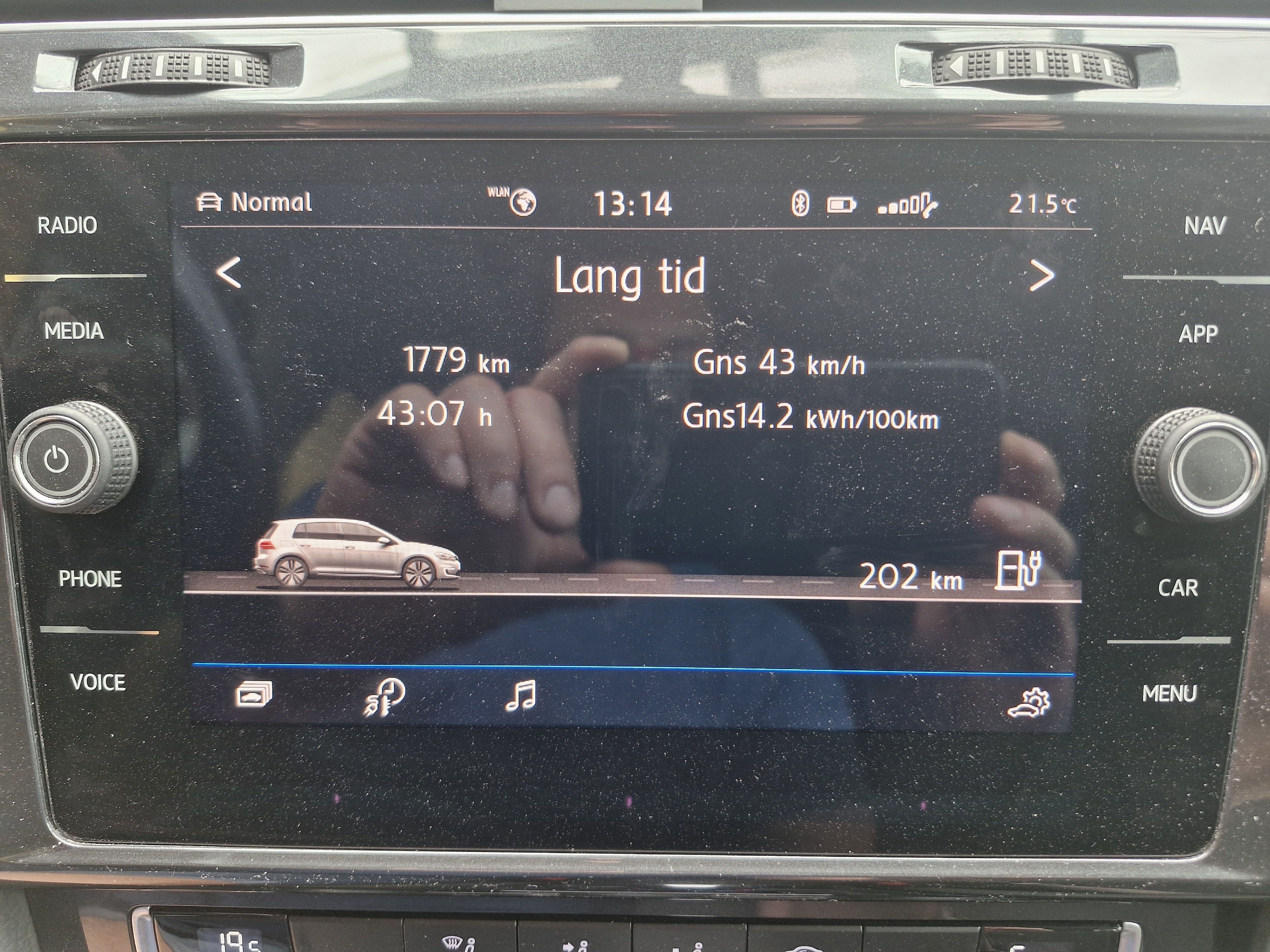 Sort VW Golf fra 2019