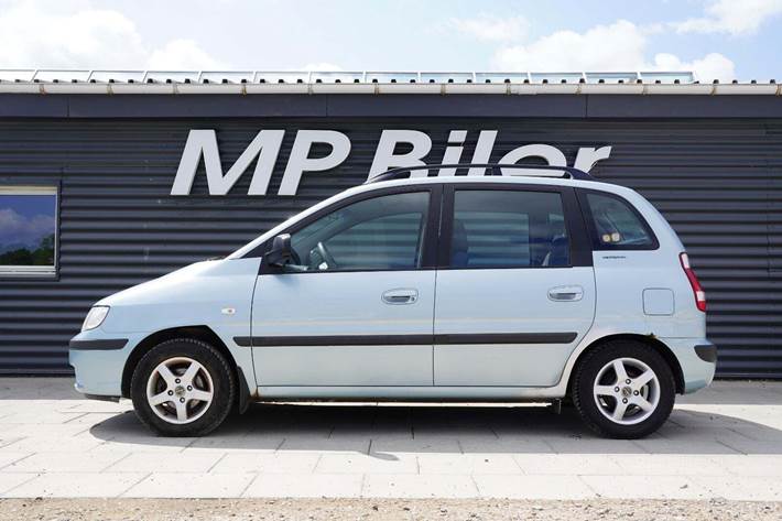 Blå Hyundai Matrix fra 2007
