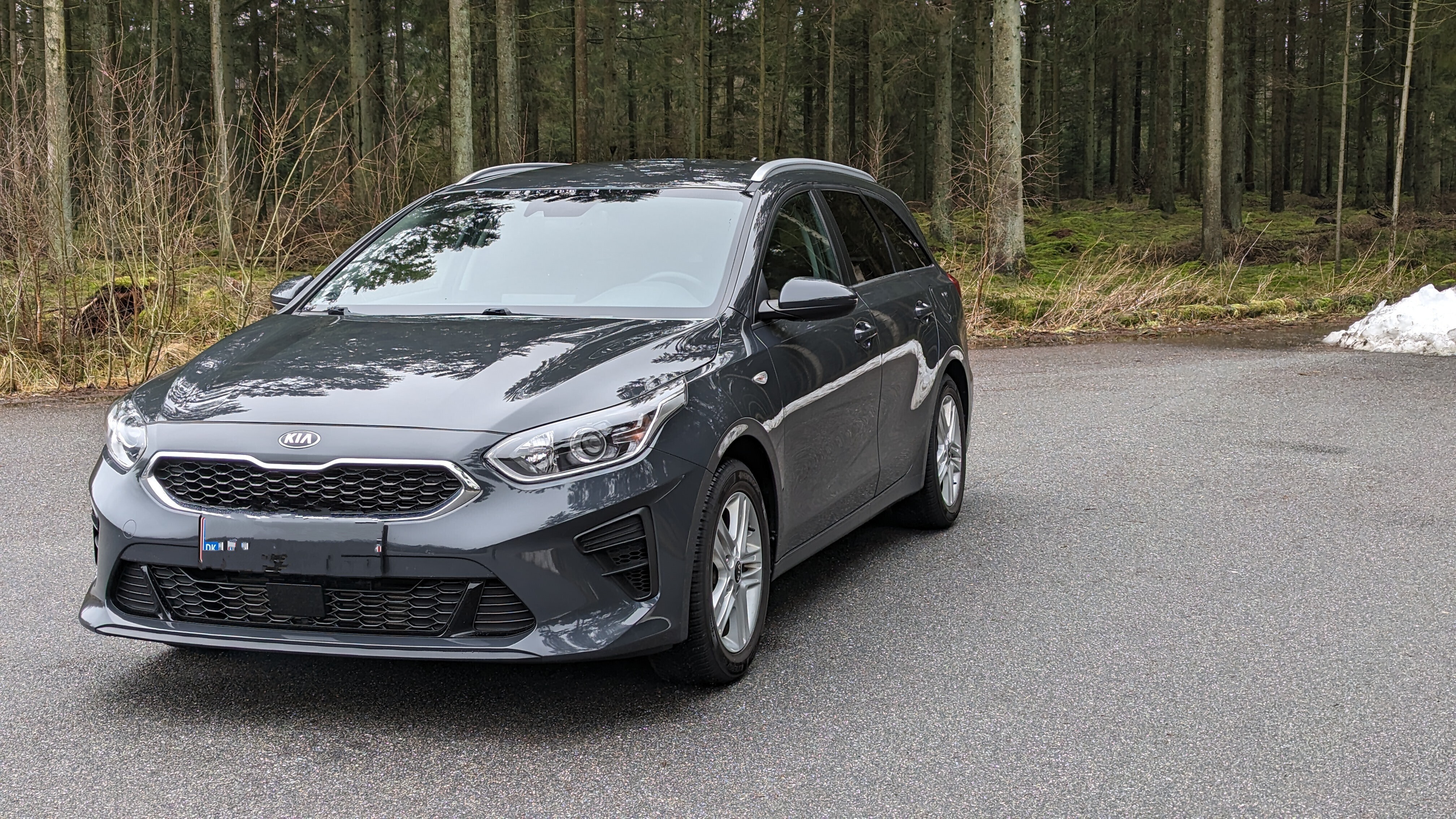Grå Kia Ceed fra 2020