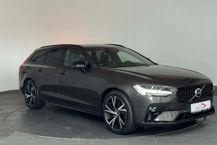Grå Volvo V90 fra 2021