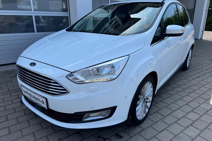 Hvid Ford C-MAX fra 2015 set udefra