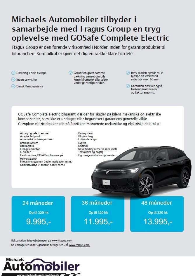 Grå Mercedes GLE350 de fra 2021