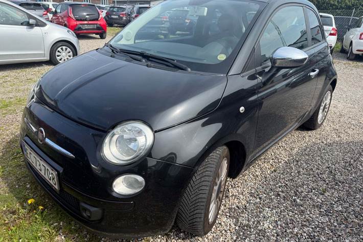 Sort Fiat 500 fra 2008