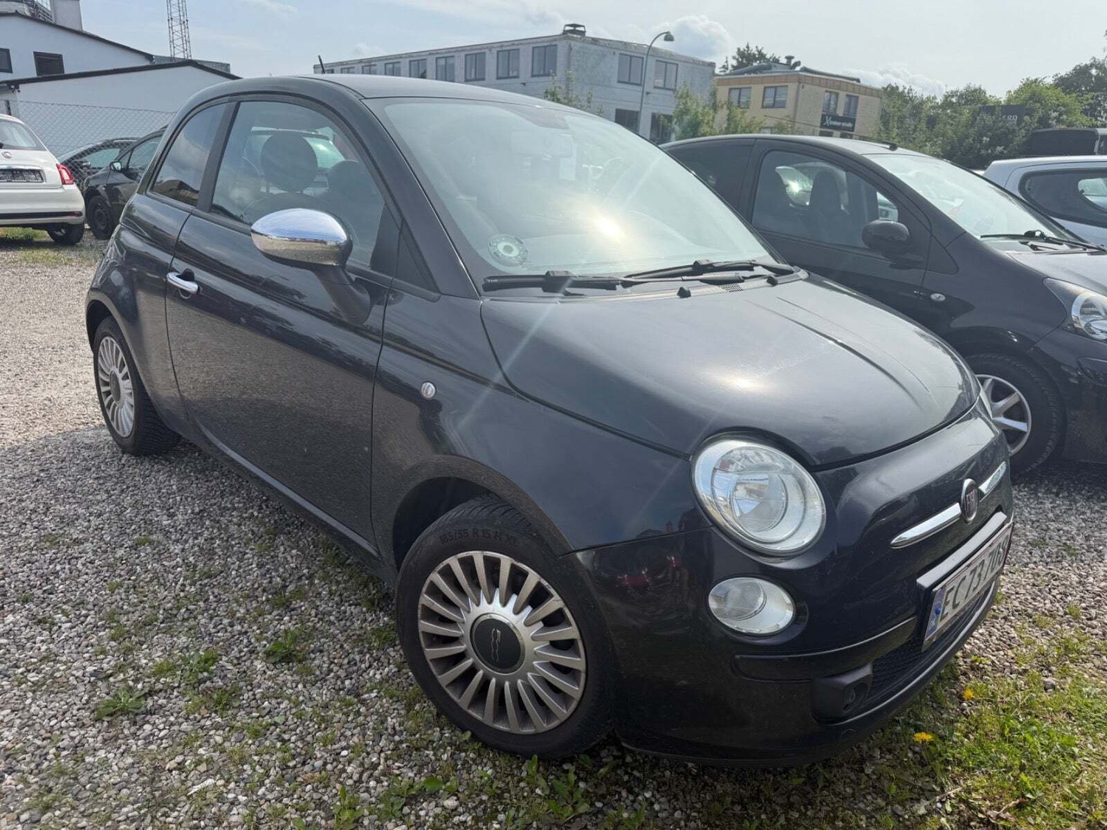 Sort Fiat 500 fra 2008
