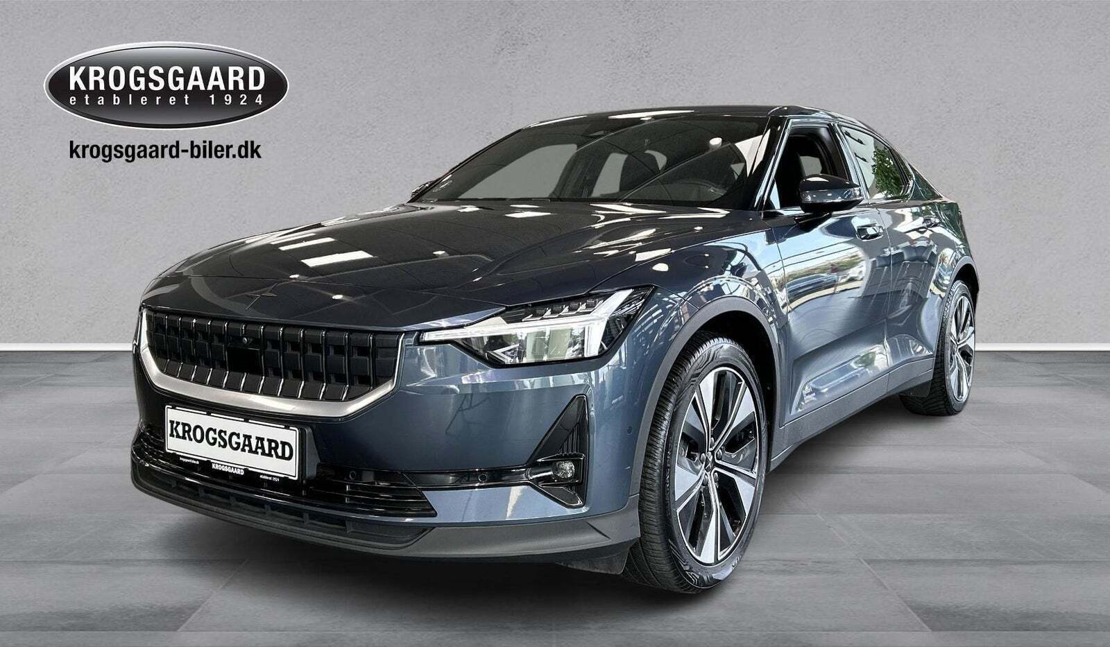Blå Polestar 2 fra 2023