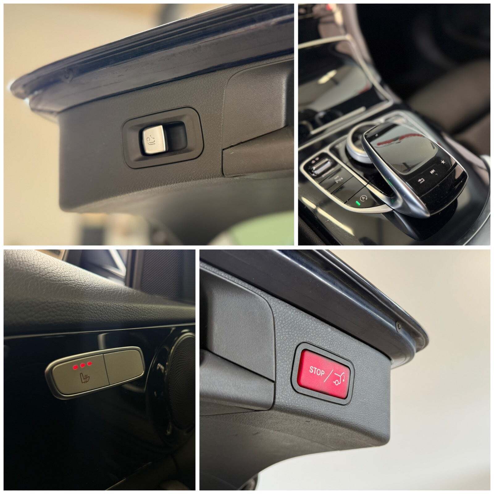 Blå Mercedes C220 d fra 2016