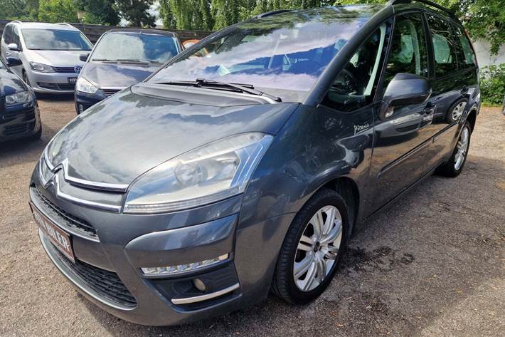 Grå Citroën Grand C4 Picasso fra 2013 set udefra