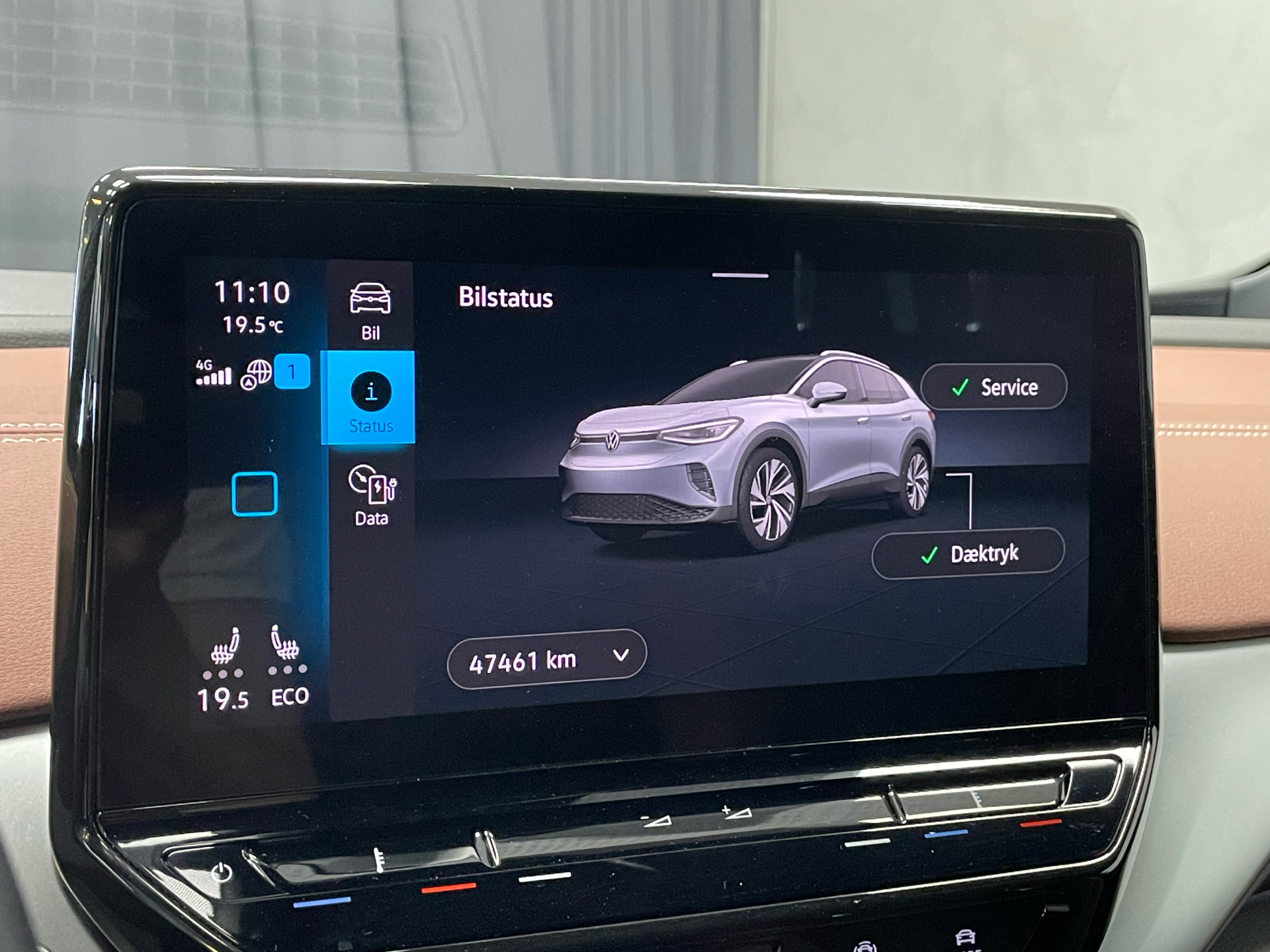 Hvid VW ID.4 fra 2021