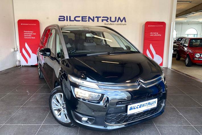 Sort Citroën Grand C4 Picasso fra 2016 set udefra