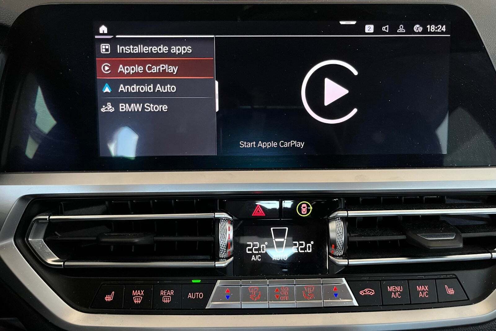 Sølv BMW 320d fra 2019