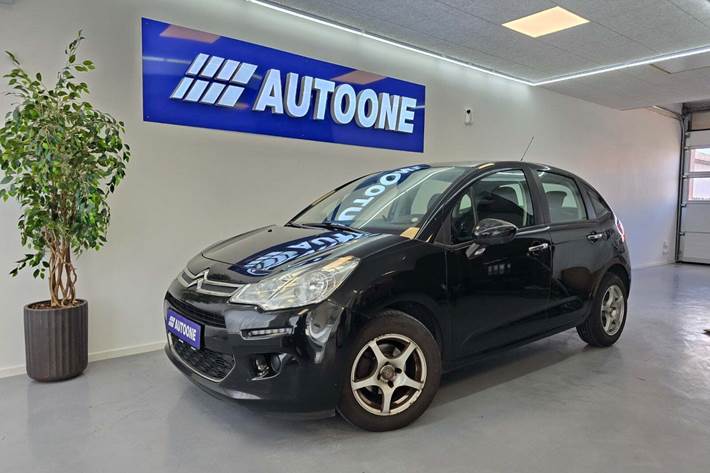Sort Citroën C3 fra 2015 set udefra