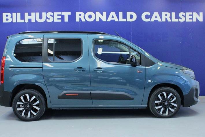 Blå Citroën ë-Berlingo fra 2024
