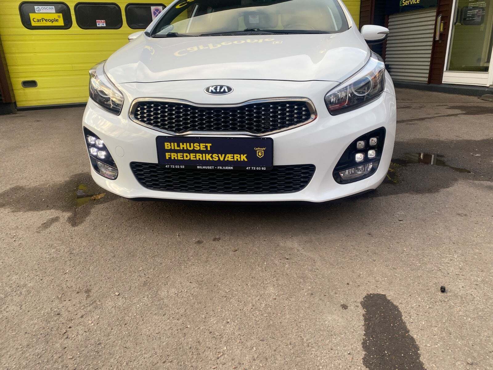 Hvid Kia Ceed fra 2018