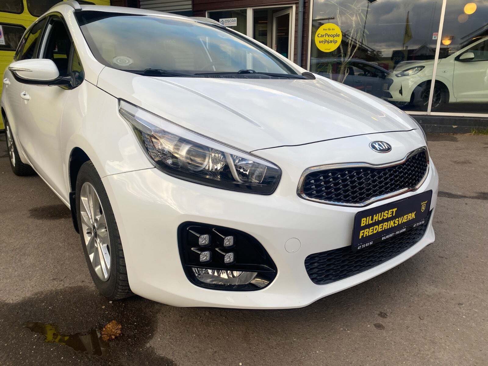 Hvid Kia Ceed fra 2018