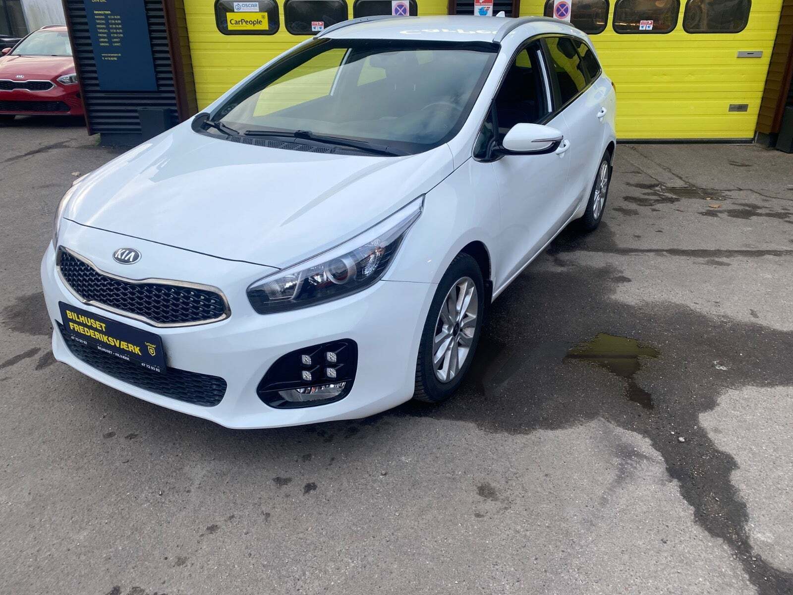 Hvid Kia Ceed fra 2018