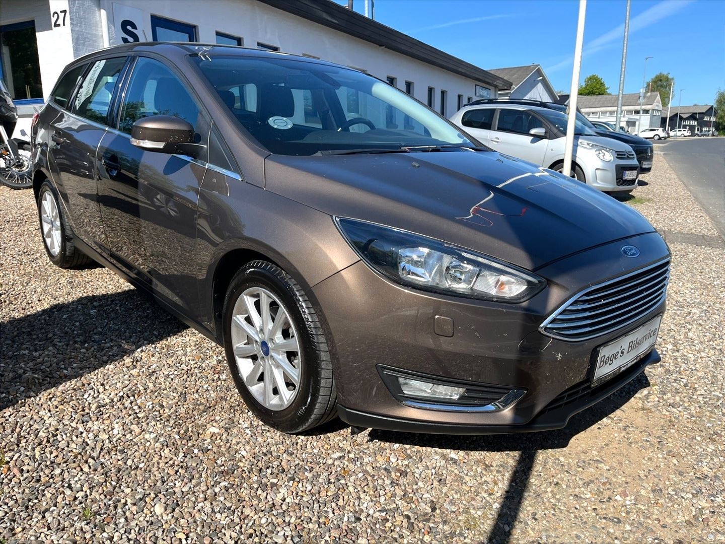 Brun Ford Focus fra 2017