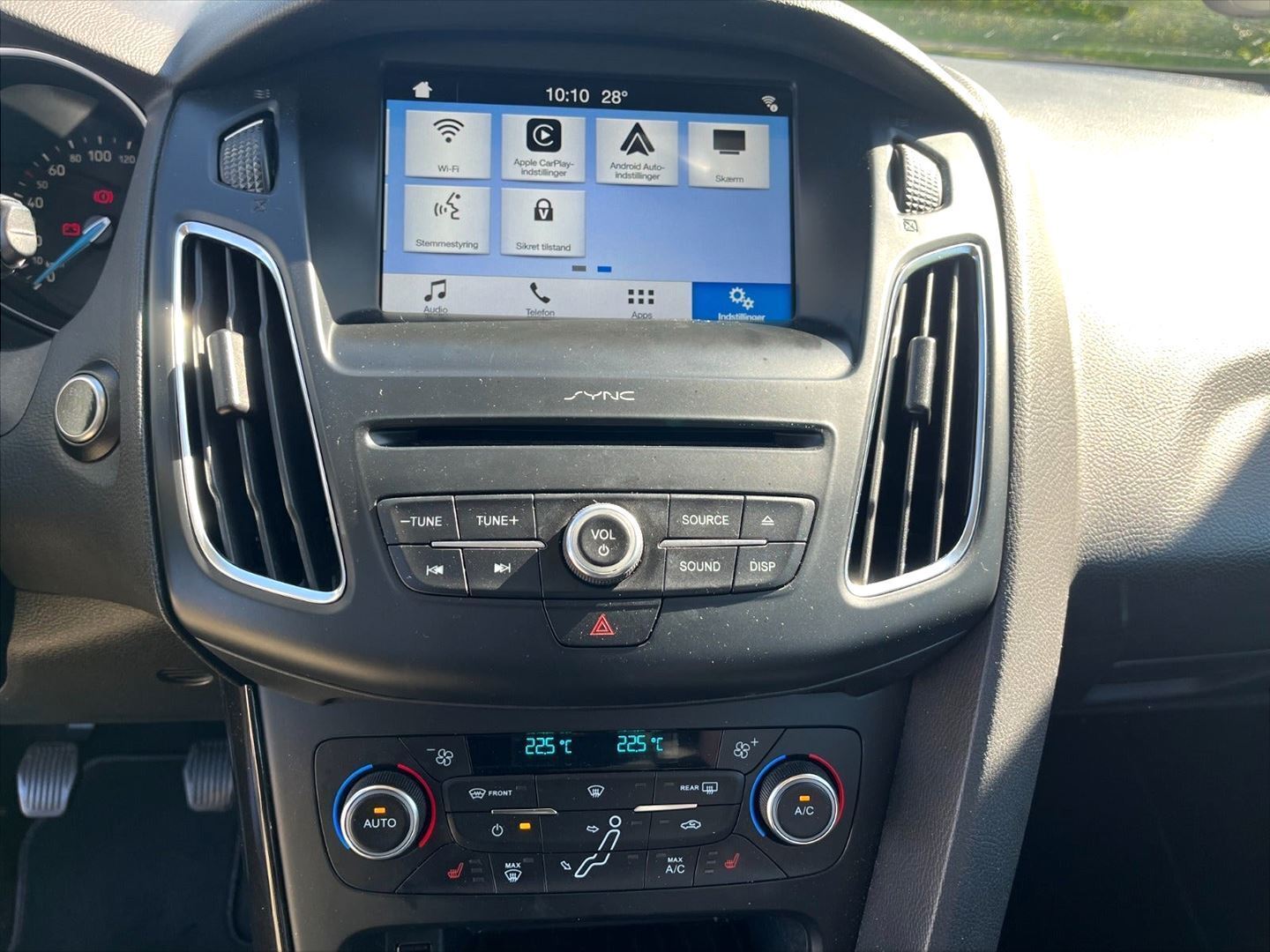 Brun Ford Focus fra 2017