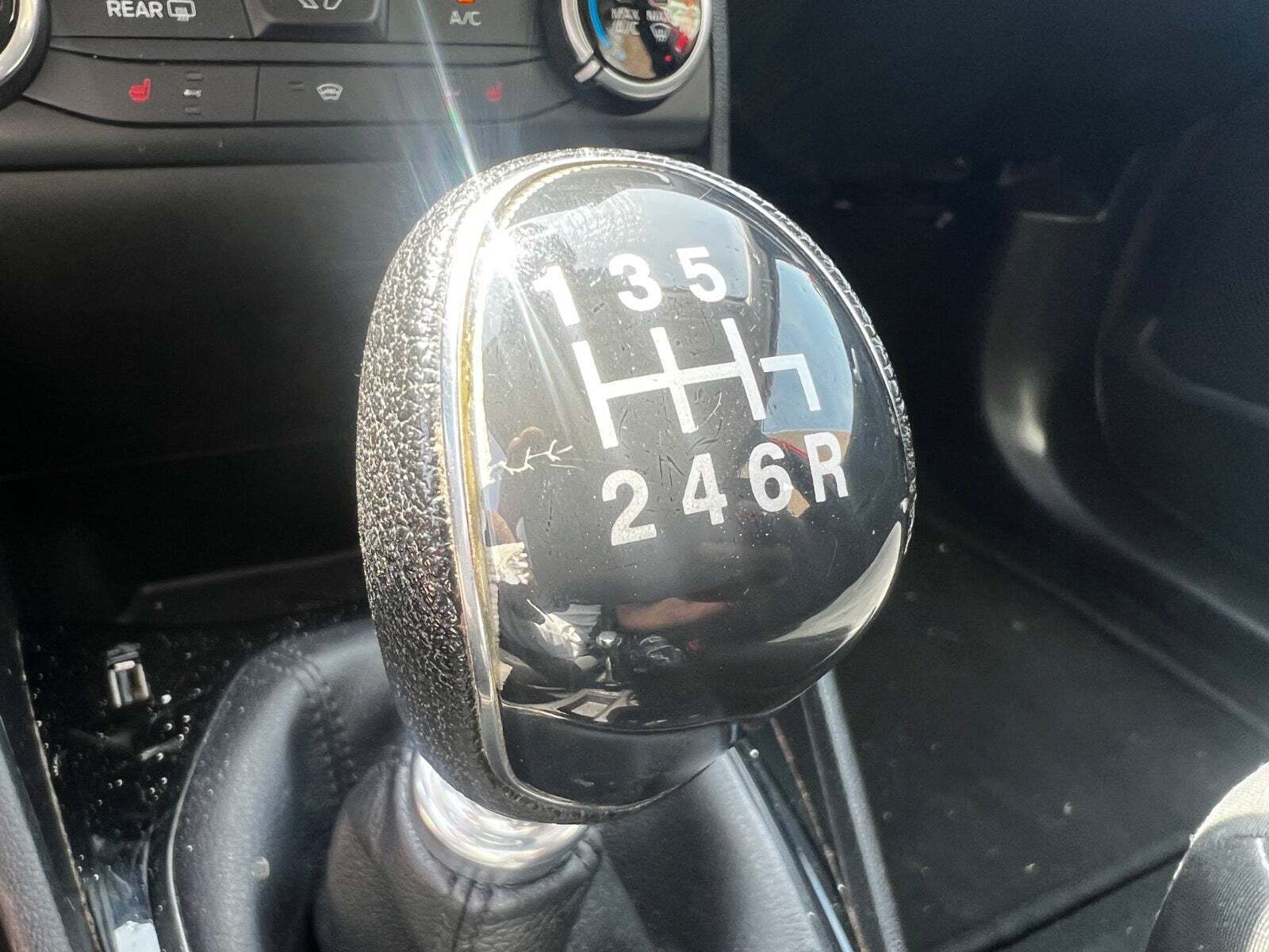 Rød Ford Fiesta fra 2018