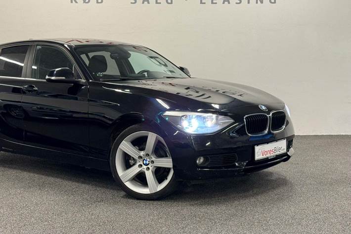Sort BMW 120d fra 2014