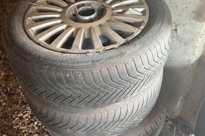 Beige Fiat 500 fra 2008