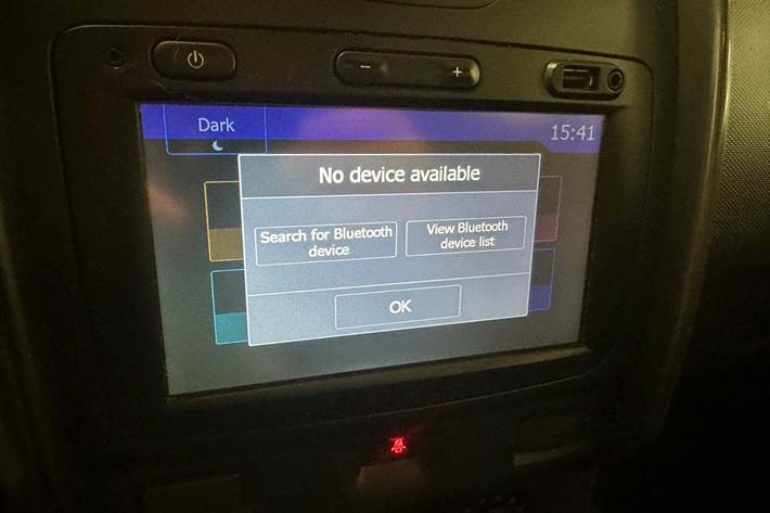 Hvid Dacia Duster fra 2016