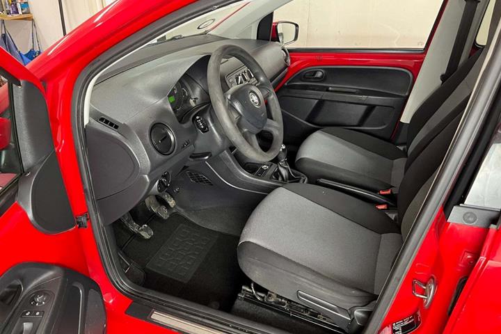 Rød Skoda Citigo fra 2013