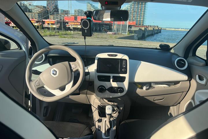 Hvid Renault Zoe fra 2017