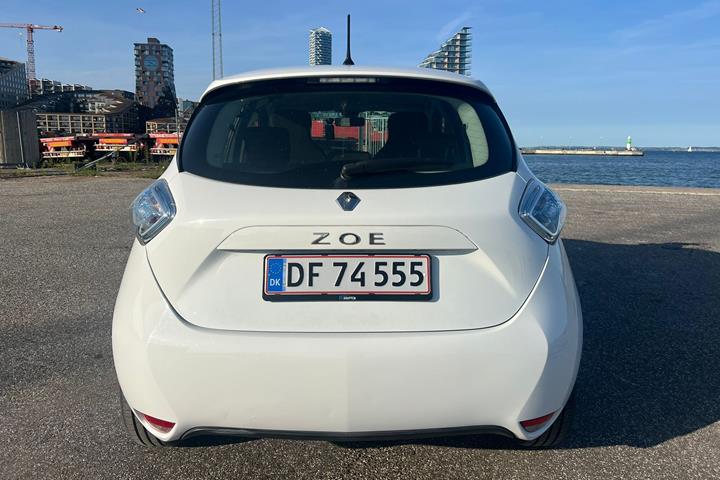 Hvid Renault Zoe fra 2017