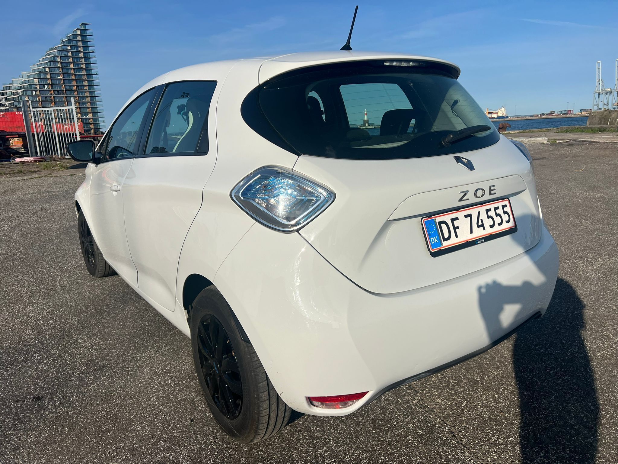 Hvid Renault Zoe fra 2017