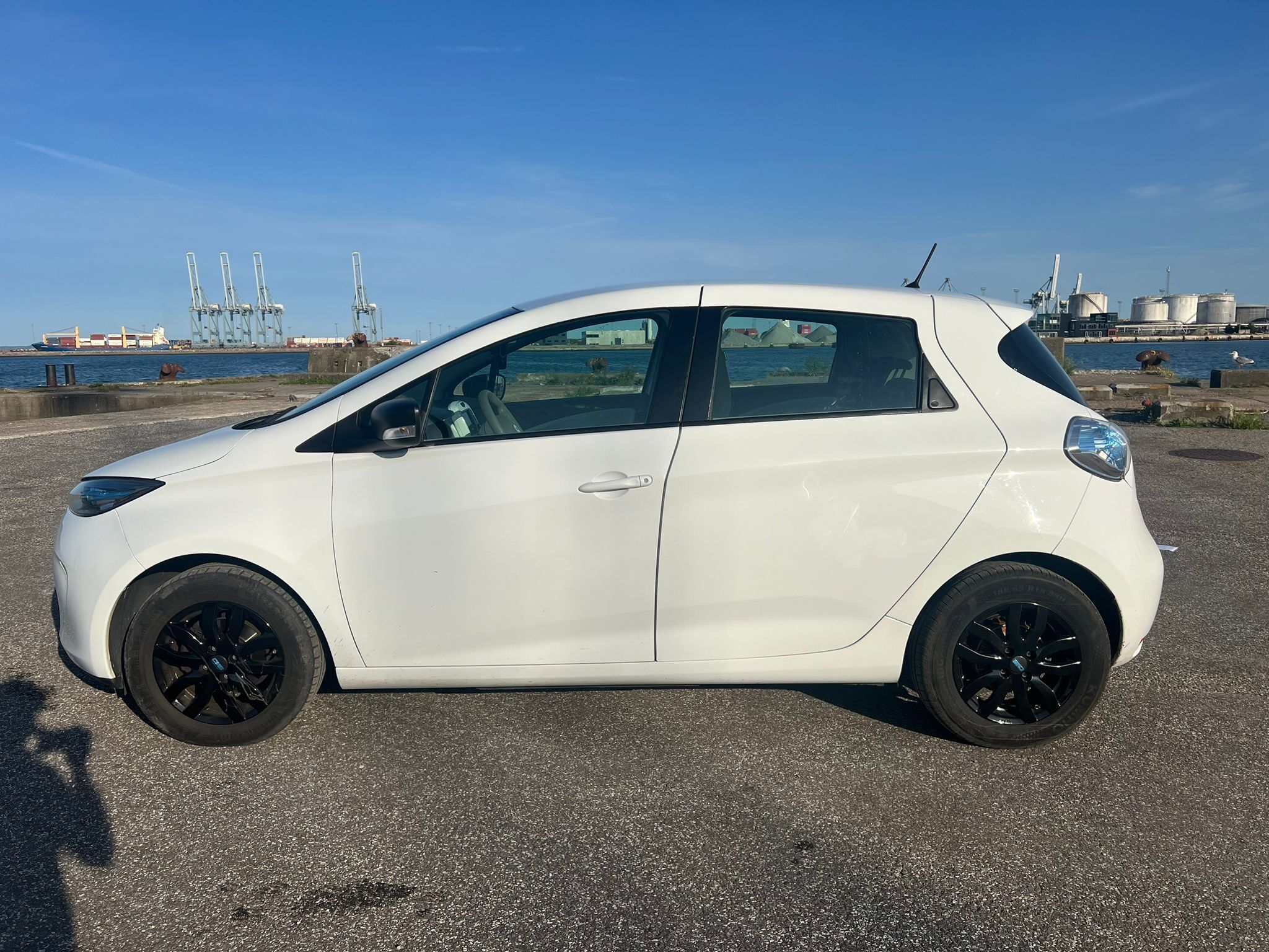 Hvid Renault Zoe fra 2017