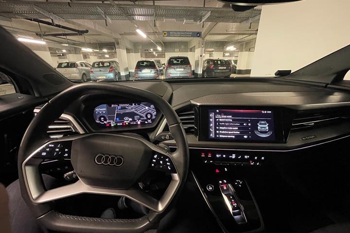 Sort Audi Q4 e-tron fra 2021